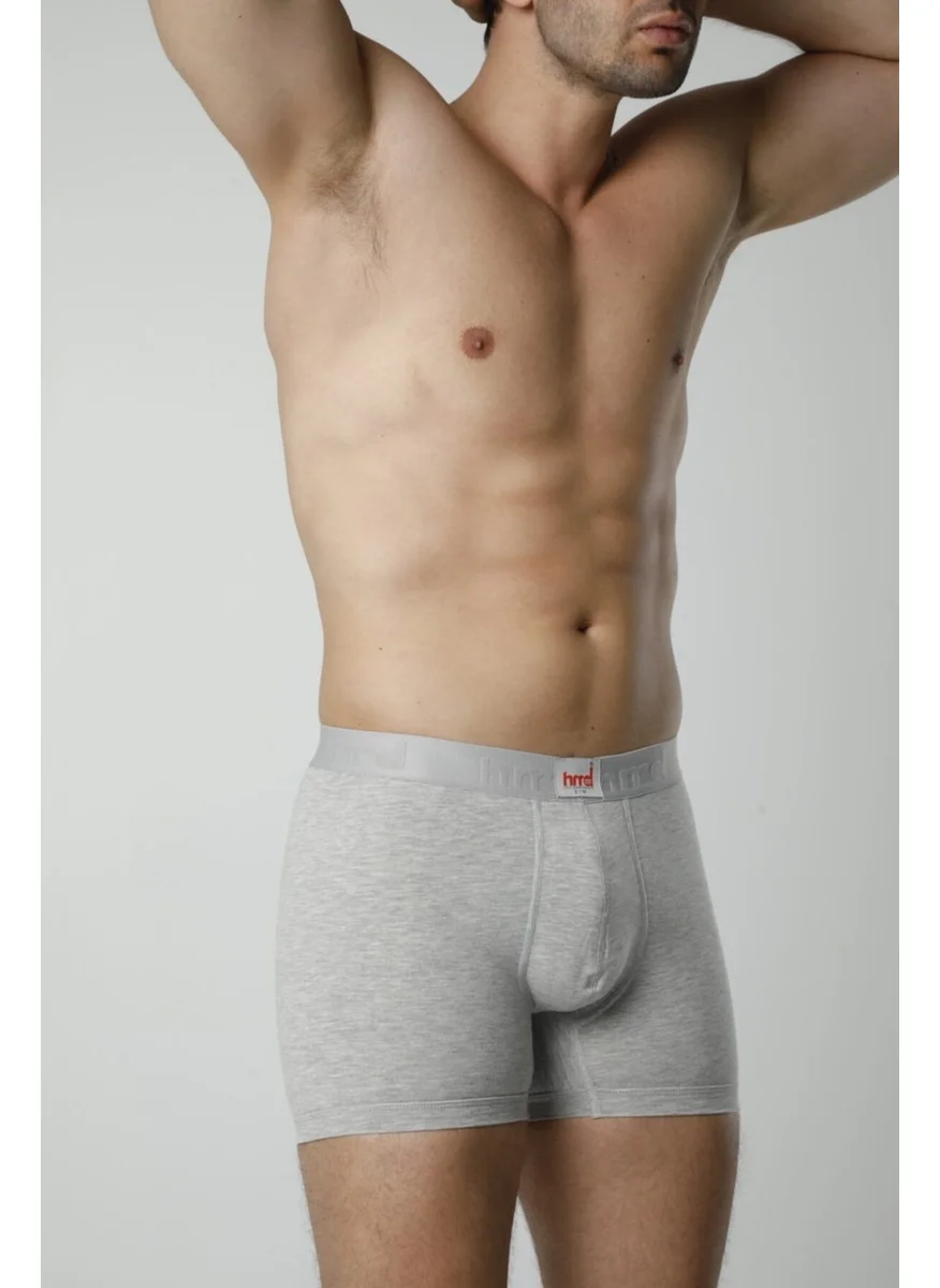 أتش أم دي 300 3-Piece Cotton Lycra Men's Boxer Briefs - Gray