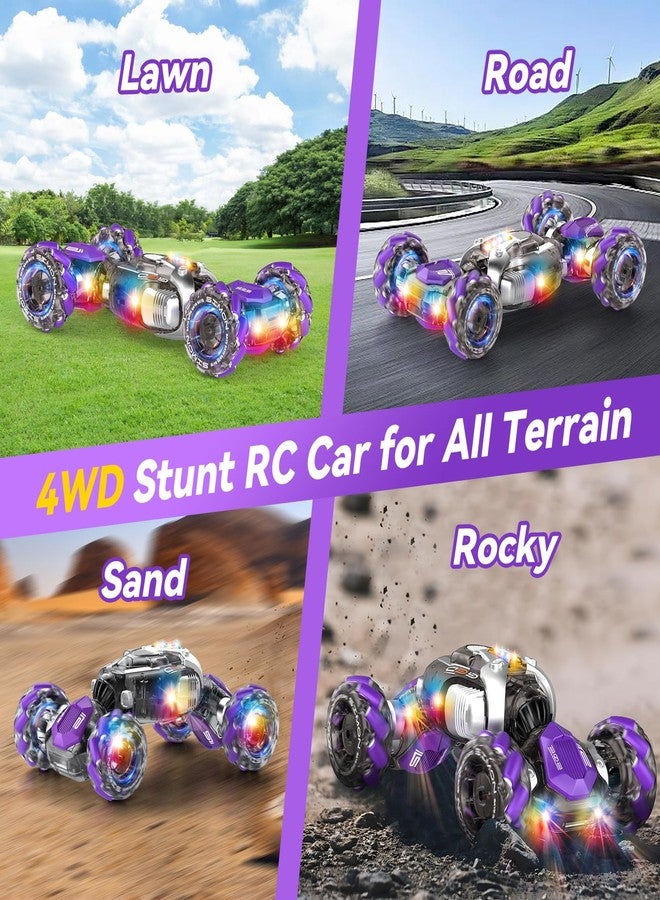 Nicella Gesture Sensing RC Stunt Car, Remote Control Cars Transformer Toys for Age 5-7 6-12 8 9 10 11 Yr Boys Girls Birthday Halloween, 2.4Ghz Hand Control 360° Rotating Toys Car - Image 4