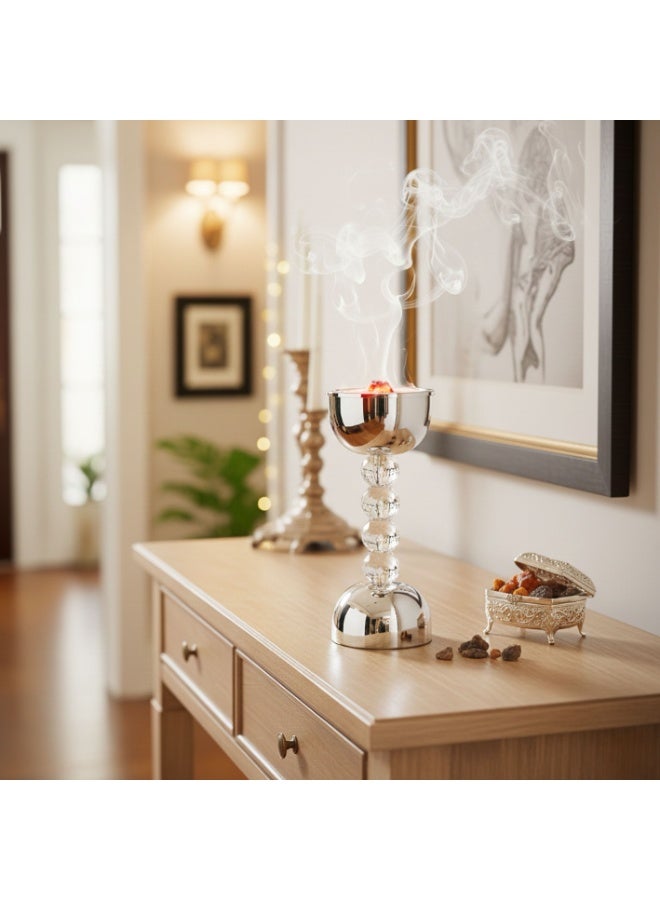 Luxury Crystal Incense Burner for Exceptional Fragrance and Hospitality 20 cm - Image 1