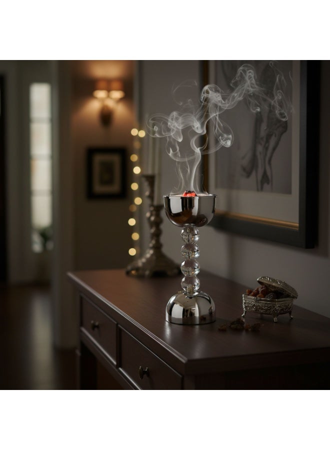 Luxury Crystal Incense Burner for Exceptional Fragrance and Hospitality 20 cm - Image 3