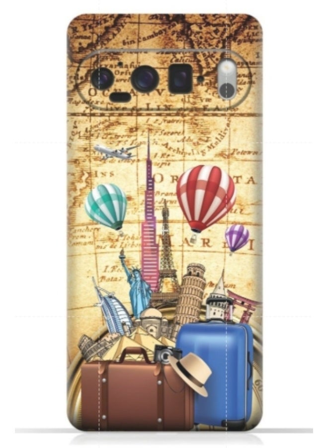 إيه إم سي ديزاين غطاء حماية بطبعة هاتف جوجل بيكسل 9 برو XL