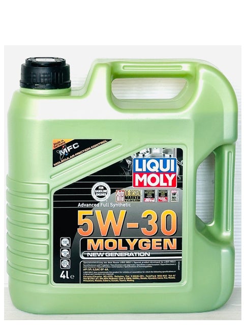 Molygen New Gener­a­tion 5W-30 Advanced Full Synthetic Engine Oil 4Ltr