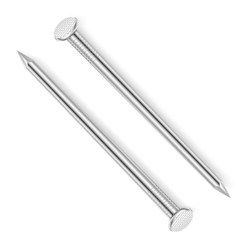 Etauwe 6 Inch Hardware Nails Stainless Steel Flat Nails Long Nails Wood Nails Wall Nails Common Nails 10 PCS - Image 2