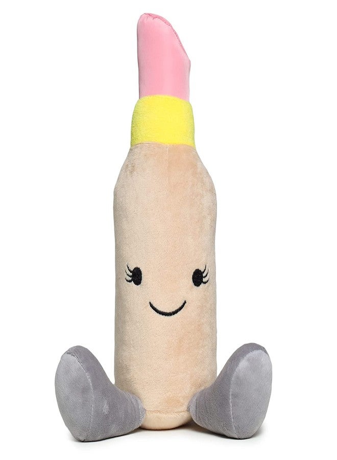 Lattice Cute Soft Cosmetic Lipstick Stuffed Toy - Image 1