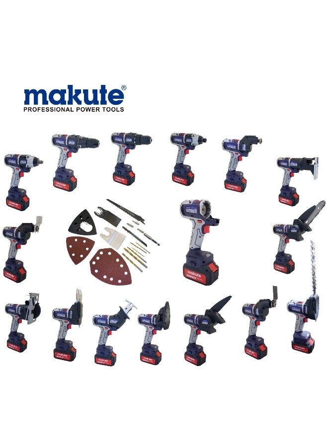 makute Multifunctional Tool Set 12 Accessories - Image 1