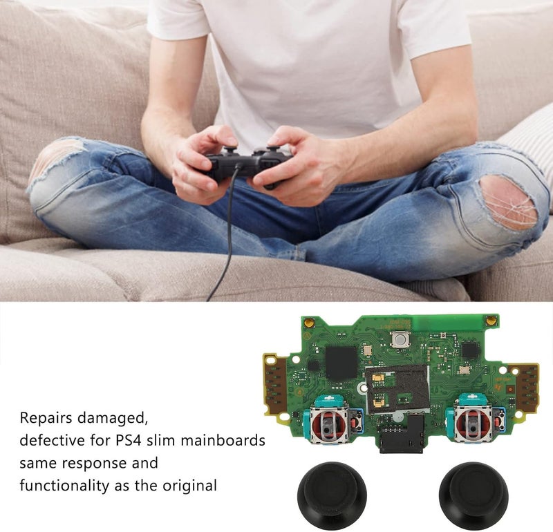cheekyglo Gamepad Motherboard, Controller Board Game Consoles Joystick Controller Function Motherboard,with 3D Hat,for Slim Gamepad JDM 030 - Image 3