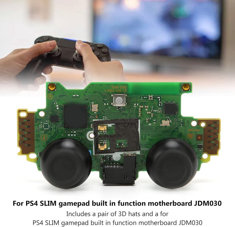 cheekyglo Gamepad Motherboard, Controller Board Game Consoles Joystick Controller Function Motherboard,with 3D Hat,for Slim Gamepad JDM 030 - Image 2