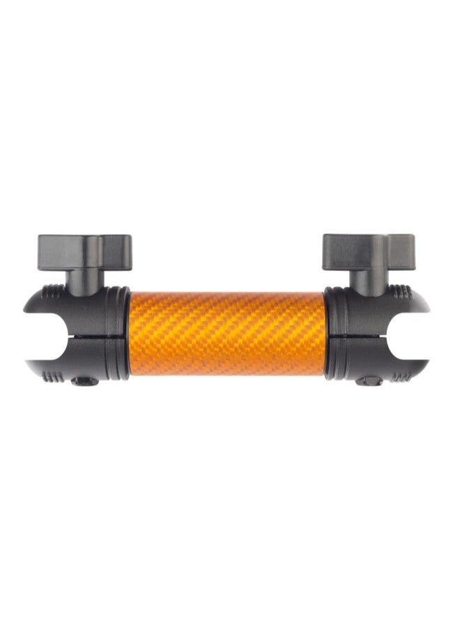Bulletpoint Mounting Solutions Dash Mount 5.9" Arm Compatible with iPhone and Android Smartphones - Fits 20mm Attachment Ball (Matte Orange Carbon Fiber) - Image 2