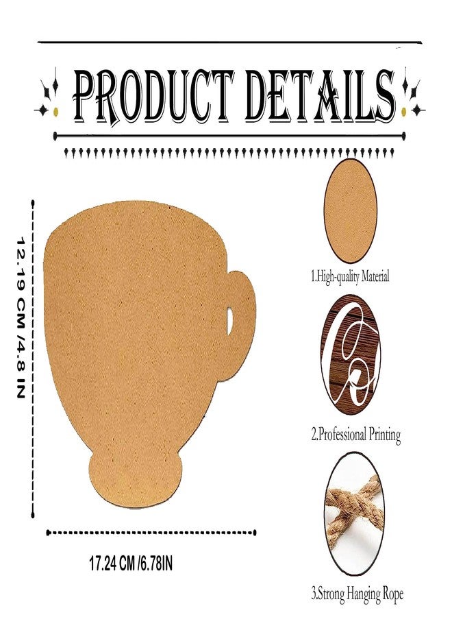Nwijvsn Coffee Makes Me Feel Less Murdery Skulls Wood Sign Office Coffee Station Rustic Farmhouse Coffee Shop Decor for Home Cafe Wall Door Decor 4.8x6.78 Inch - Image 2