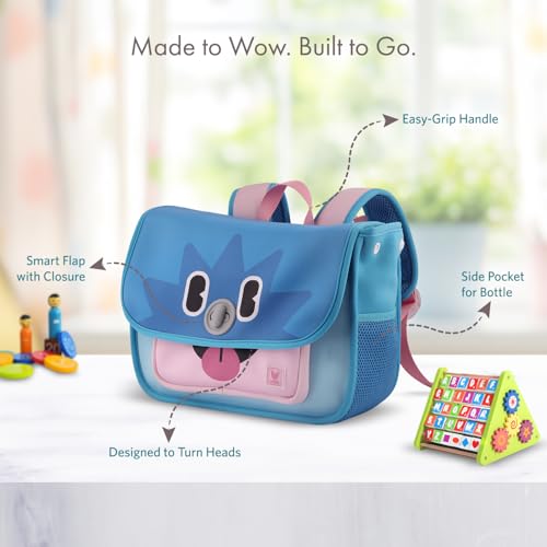 VAYA LY'L-CHAMP School Bags for Girls, 20L Waterproof Backpack Set with Lunch Bag and Stationery Pouch, for Class 1 to 5 Kids, Lightweight and Spacious, Color - Unicorn - Image 5