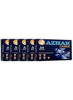 Azhar Azhar White Premium A4 Paper 80gm 5 Packs of 2500 papers  - Image 1