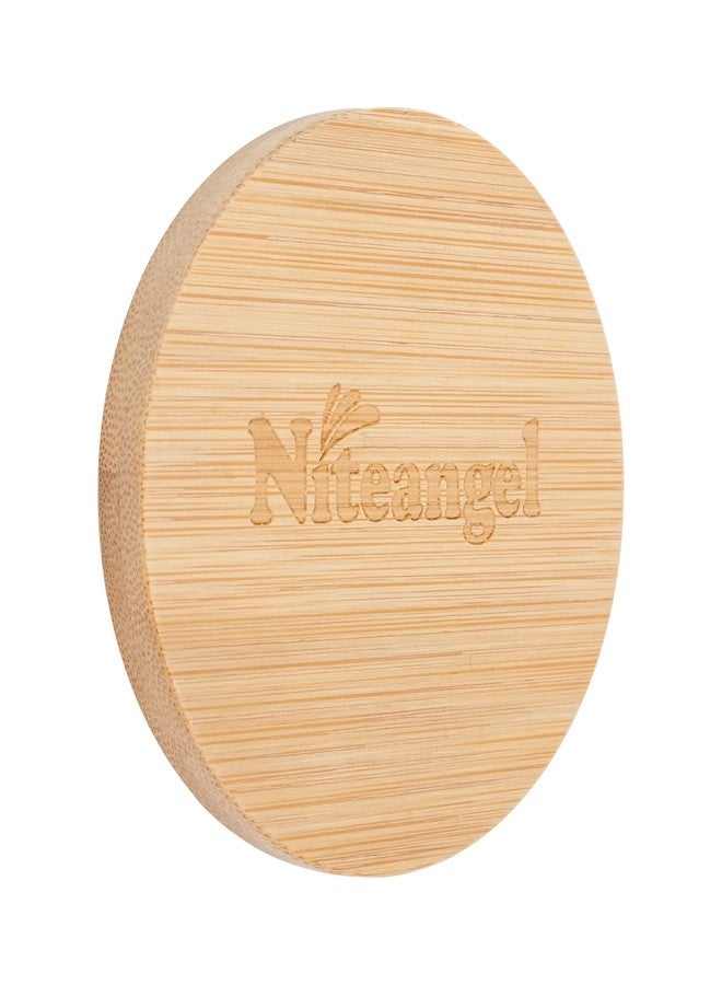 Niteangel Hamster Wheel Accessories - Fits Super-Silent, Acrylic, Cloud, Wooden (Bamboo Logo Cover - Large) - Image 1