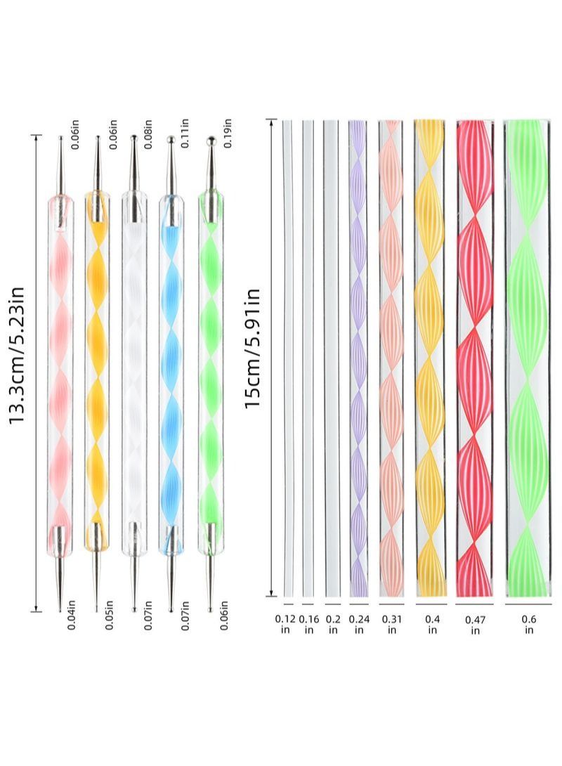 NIBEMINENT 29Pcs Mandala Embellishment Painting Tool Set - Image 2