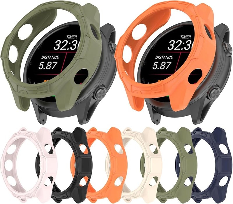 Semi Enclosed Protective Case For 42mm 47mm Smartwatch Hollowed Design Easy Access - Image 3