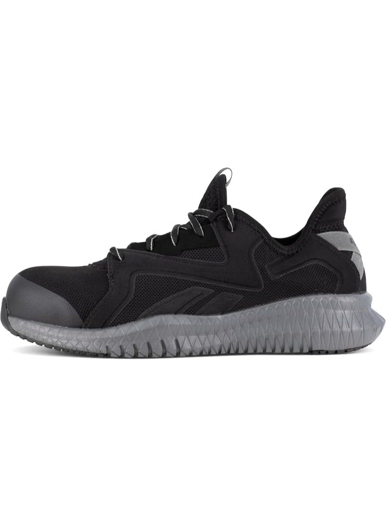 Reebok Work حذاء سلامة للرجال بمقدمة مركبة خفيف الوزن وجيد التهوية كحلي ورمادي RB4066 - Image 1