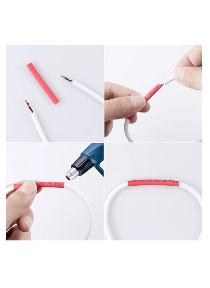 Generic - Premium Quality Mixed Set Heat Shrink Tube Kit Insulation Sleeving Polyolefin Shrinking Assorted Heat Shrink Tubing Wire Cable 164 pcs Mix Colors - Image 1