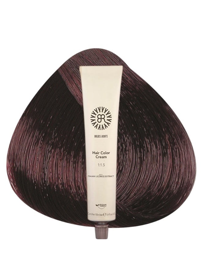 بي ار صبغه BR الايطاليه نباتيه 100%  للتلوين الشعر رقم  4.22 100 ملليلتر - Image 1