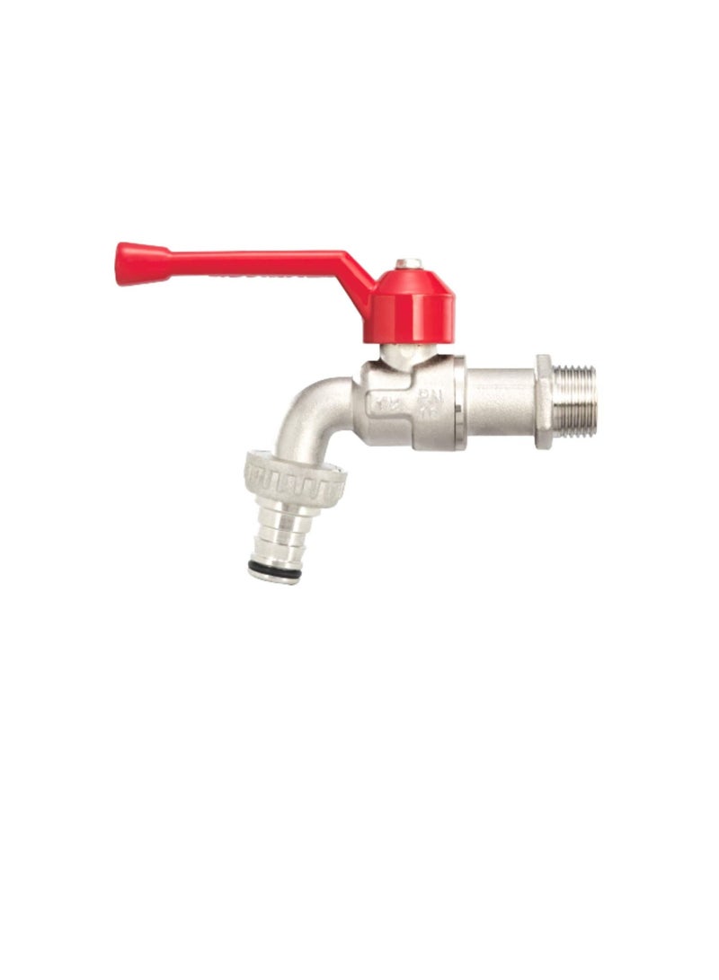 Sanwa High Quality Ball Tap With Hose 1/2 Inch Made In Thailand - Image 2