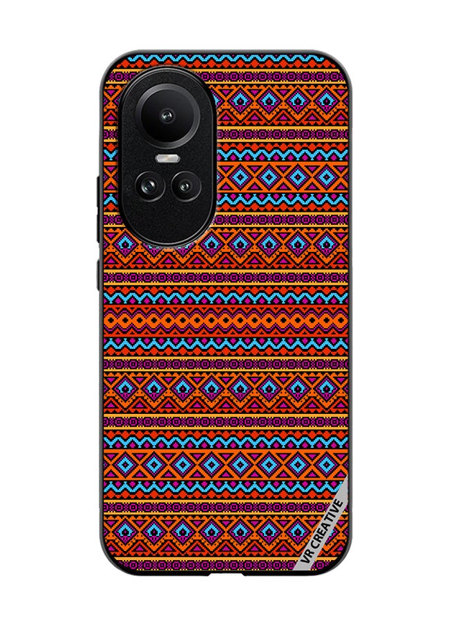 VR CREATIVE Protective Case Cover For Oppo Reno 10 Pro Texture Design Multicolour - Image 1