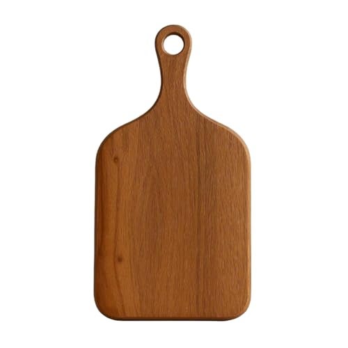 Make In Modern Acacia Wood Chopping/Cutting Board with Handle – 43cm x 18cm, Brown – Premium Knife-Friendly, Toxin-Free, Anti-Bacterial, Multi-Use Kitchen Board for Food Prep, Serving, and Trivet - Image 1