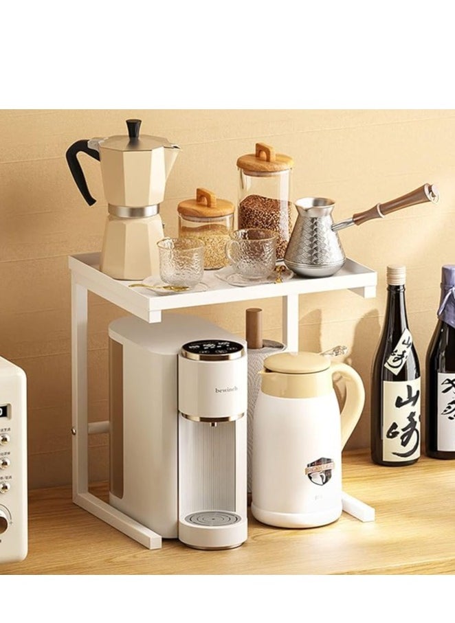 ELIKLIV - Coffee Maker Rack, Spice Rack, Kitchen Appliance Storage, Kitchen Rack, Kitchen Gadgets and Kitchen Organization, Rack for Rice Cooker, Air Fryer, Stand Mixer, and Blender, with Enough Height - Image 1