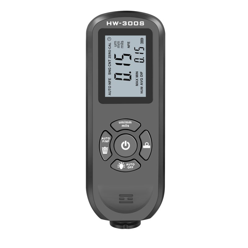 0-2000UM Thickness Gauge High Precise LCD Digital Automobile Film Thickness Meter Car Paint Coating Thickness Tester Three Probe Modes Units Switching with Data Statistical Zeroing Calibration and - Image 2