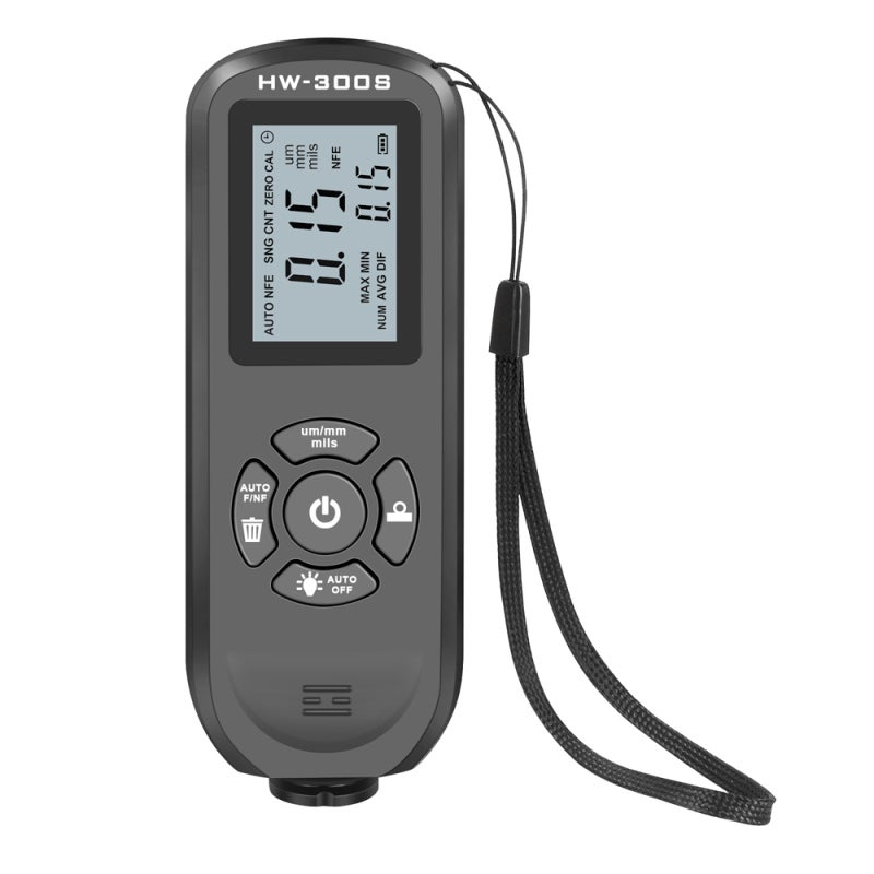0-2000UM Thickness Gauge High Precise LCD Digital Automobile Film Thickness Meter Car Paint Coating Thickness Tester Three Probe Modes Units Switching with Data Statistical Zeroing Calibration and - Image 3