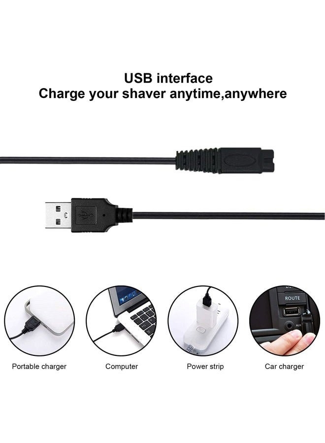 LinMei رأس استبدال وشاحن كهربائي للرجال 3 قطع من لين مي - Image 4