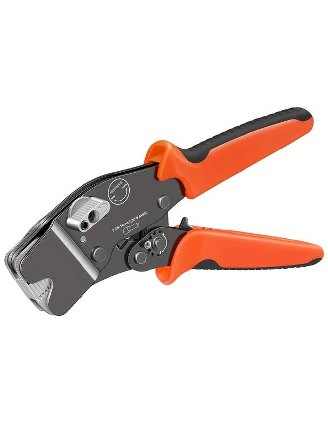 SJ 305C Self Adjusting Ratchet Crimper For AWG 30 5 Square Wires Heavy Duty Manual Wire Crimping Tool - Image 1