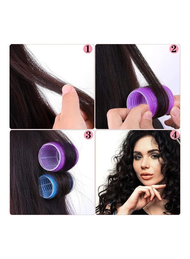 NIBEMINENT 18-Piece Self Grip Hair Rollers Set Multicolour - Image 3