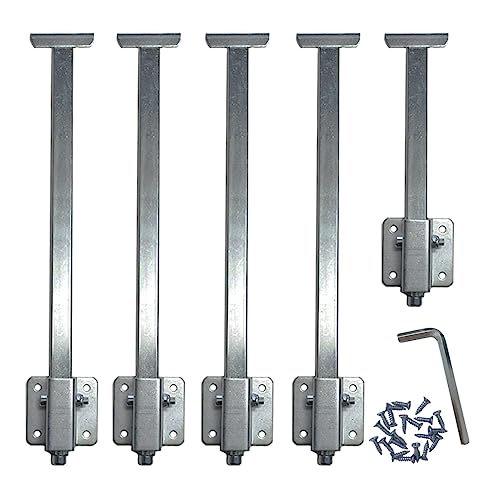 MY RUSTIC Undermount Sink Repair Kit, Brackets for Fallen Sink Support, Alloy Steel, Silver Gray, Undermount, 5 Count - Image 1
