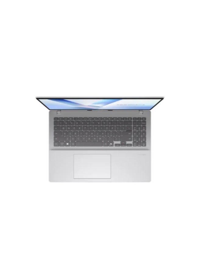 أسوس ASUS Vivobook 16 X1607CA-MB117W Intel Core Ultra 7 255H (up to 5.1 GHz, 16 cores, 16 Threads), 1TB M.2 NVMe™ PCIe® 4.0 SSD 16GB DDR5 Ram Intel Arc Graphics 16'' Inch WUXGA (1920 x 1200) 16:10 aspect ratio, IPS-level Panel, LED Backlit, Refresh Rate:60Hz, 300nits, 45% NTSC- Windows® 11 Home - Cool Silver Cool Silver - Image 4