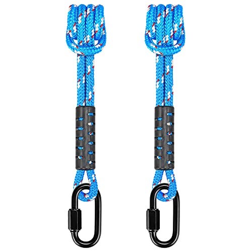 BeneLabel Poseidon Series Sewn Prusik Loops Ropes, Safety, 19", Diameter 2/5", 2 Pack, Blue - Image 4