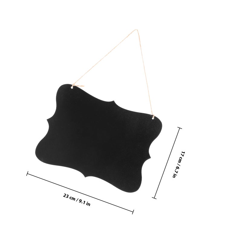 Chalkboard Sign Double-Sided Erasable Message Board Wall Decor Signs with Hanging String (160210) - Image 2