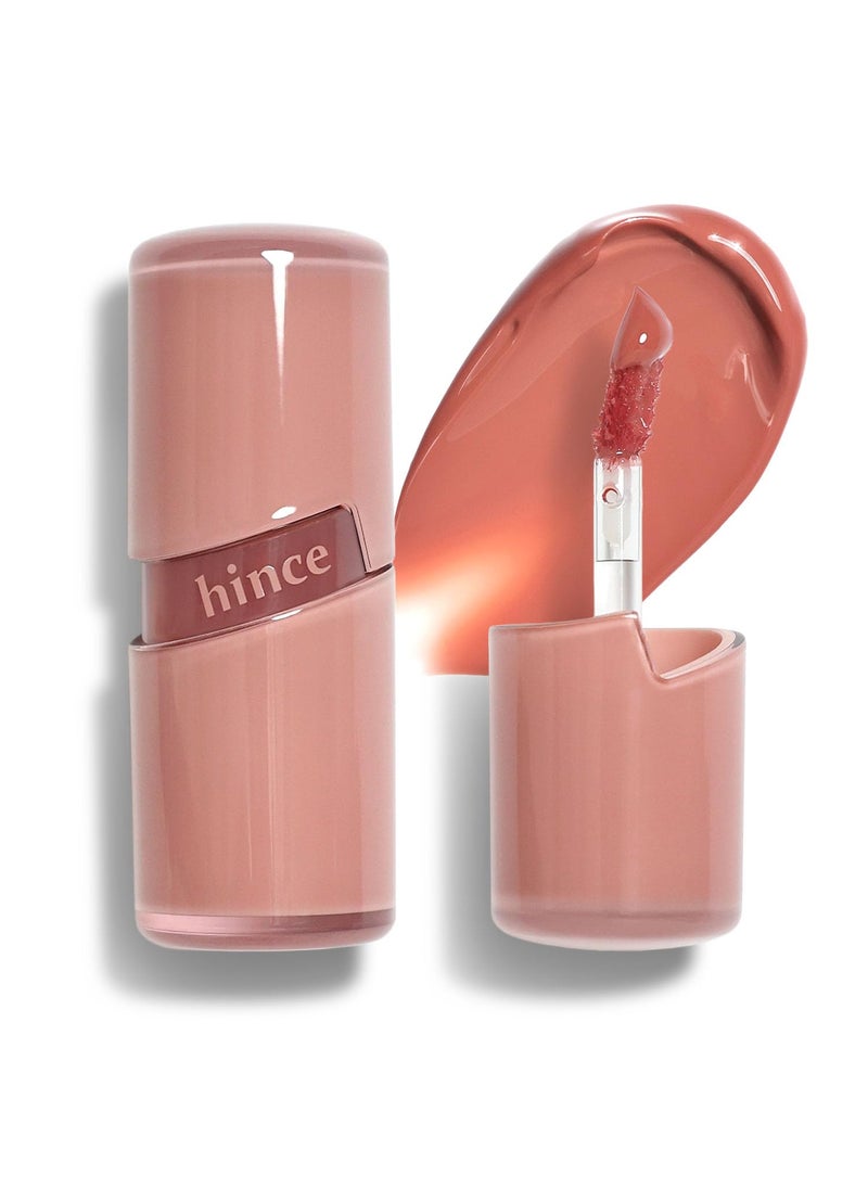 HINCE - HINCE Raw Glow Gel Tint  Glossy Dewy Lip Tint NonSticky  Long Wearing Lip Gloss for Natural Glass Glow Moisturizing Liquid Lipstick Vegan 013 floz BARE 01 - Image 1