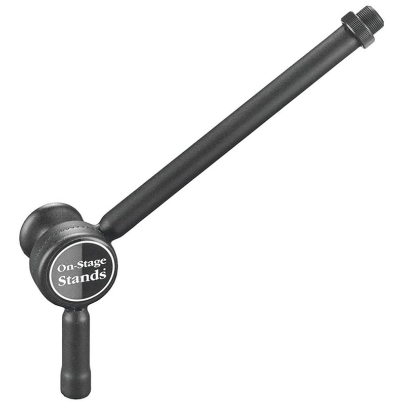 OnStage On-Stage Posi-Lok Mini Microphone Boom Arm, Black - Image 3