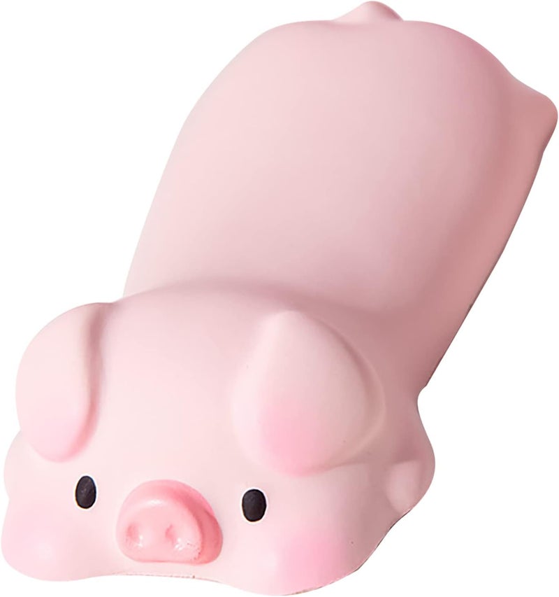 HURRISE [2024 Upgraded Version Cute Animal Design Soft Pad Keyboard Wrist Rest for Comfort and Fatigue Relief, Essential Tool for Office and Gaming. (Pink Pig) - Image 1