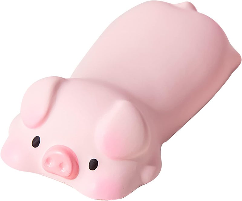 HURRISE [2024 Upgraded Version Cute Animal Design Soft Pad Keyboard Wrist Rest for Comfort and Fatigue Relief, Essential Tool for Office and Gaming. (Pink Pig) - Image 4