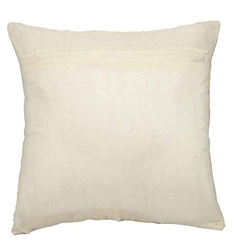 The Purple Tree Ethnic Printed Jute Cushion Covers ( 16x16 inch , Pack of 2) Cushion Covers, Jute Cushion Covers , Sofa Cushion Covers, Diwali Cushion Cover LR272 - Image 3