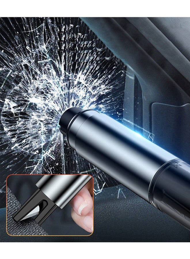 Generic 2 in 1 Emergency Glass Breaker with Seatbelt Cutter, Multi-functional Window Breaker, Car Safety Hammer, Ideal Car Accessory for Window Rescue and Escape, Silver  - Image 1