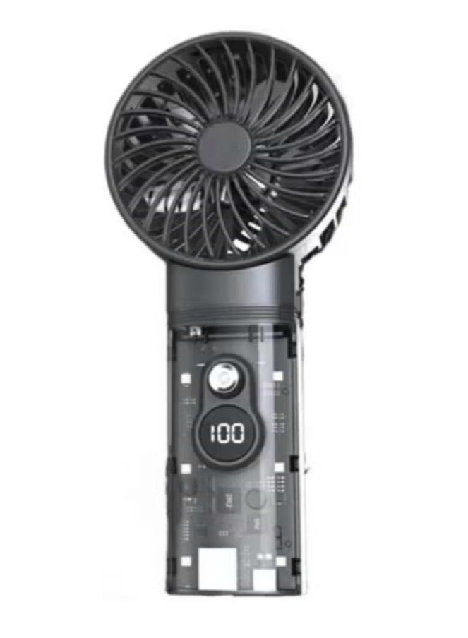 ريبنيو مروحة صيفية قابلة لإعادة الشحن بمنفذ USB توربو 2 في 1 - Image 2