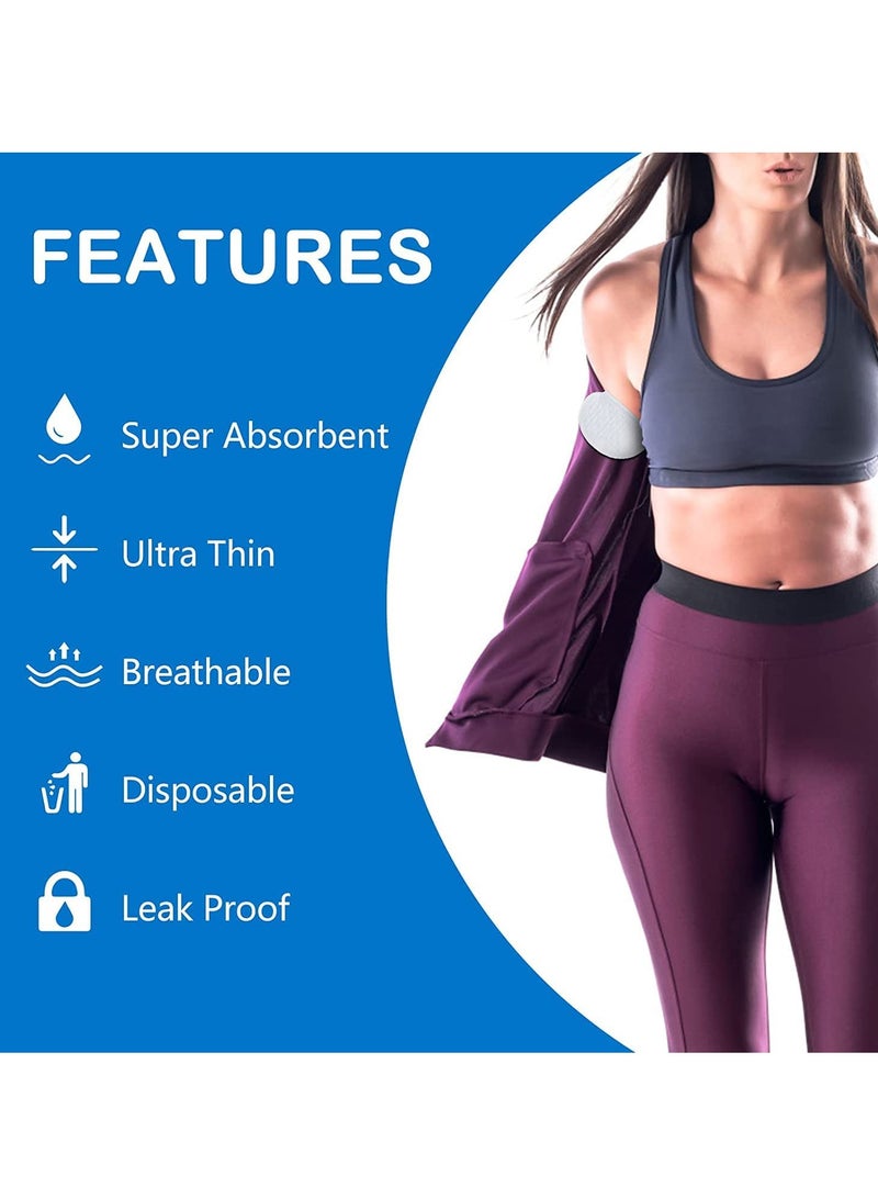 SYOSI Underarm Sweat Pads 10Pack Disposable Absorbent Armpits Perspiration Comfortable Self-adhesive Shields Guards Fight Hyperhidrosis for Men Women Reduce Armpit Foot - Image 5