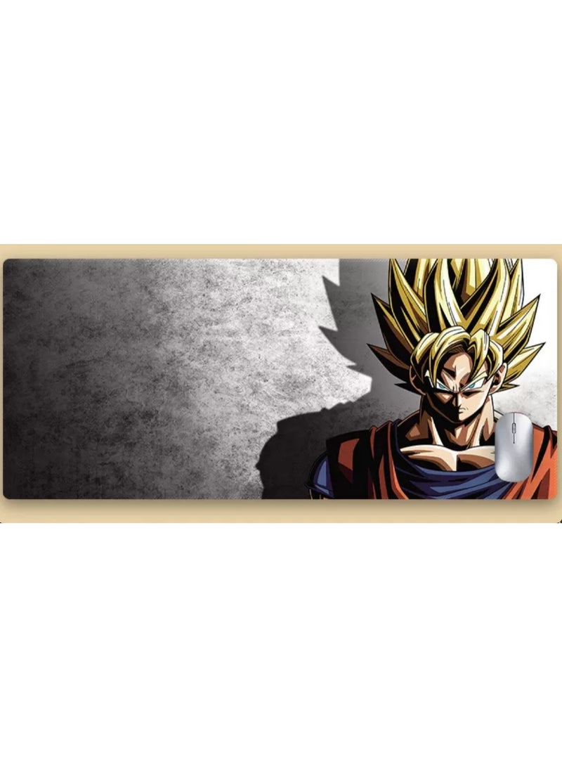 Heyla Extra-large anime cartoon game mouse pad, thickened desk pad with precise locking edge and anti-slip keyboard，15.7×35.4 inch - Image 2