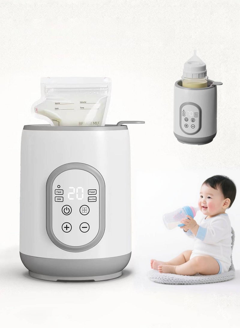 Sisily Baby Bottle Warmer – Fast Heating with 4 Preset Temp Modes, Portable for Milk, Food & Sterilization - Image 1