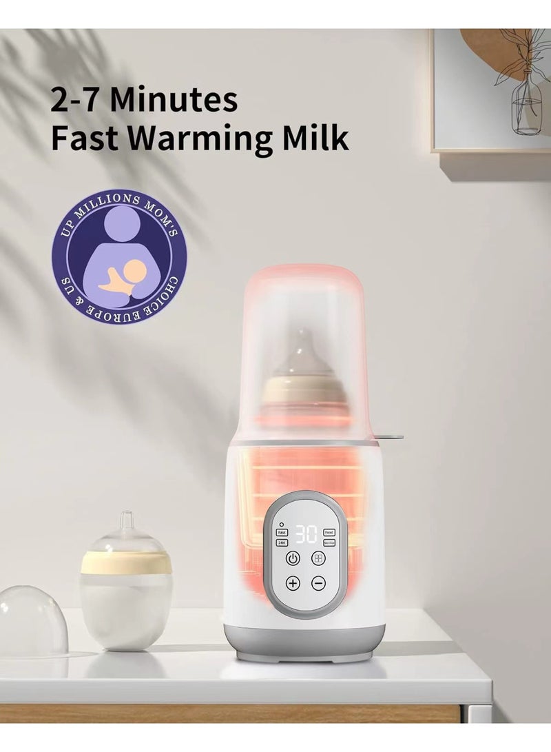 Sisily Baby Bottle Warmer – Fast Heating with 4 Preset Temp Modes, Portable for Milk, Food & Sterilization - Image 3