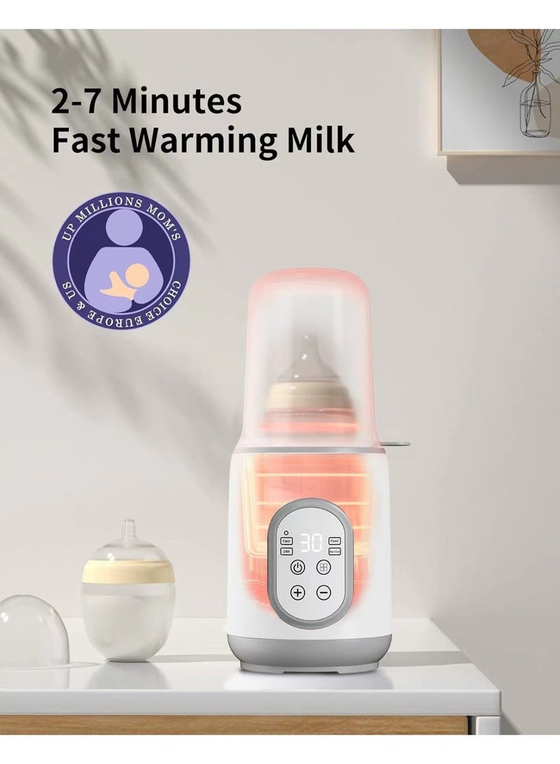 Sisily Baby Bottle Warmer – Fast Heating with 4 Preset Temp Modes, Portable for Milk, Food & Sterilization - Image 3