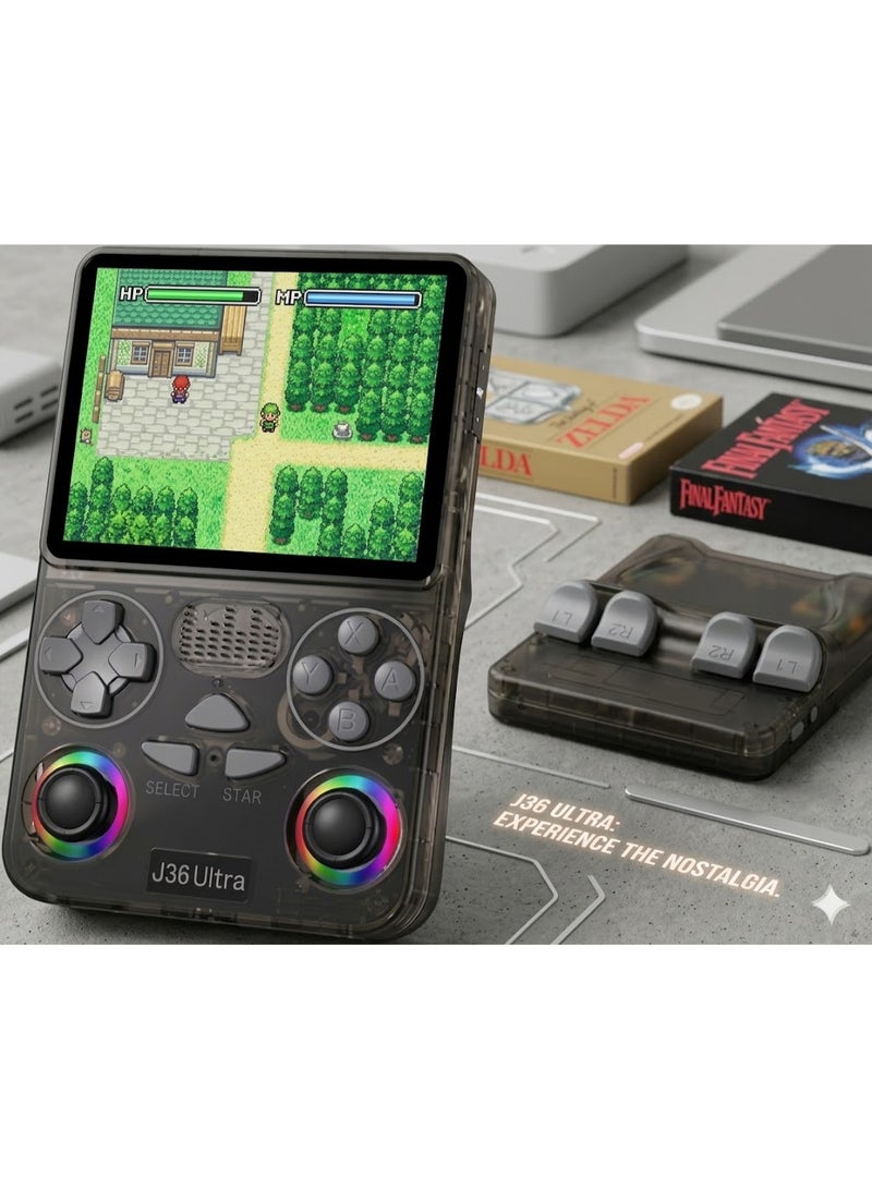 Retro Handheld Game Console With 3.5 Inch IPS Display, WiFi Online Multiplayer, Open Source Gaming System, Portable Pocket Video Game Console With HD Graphics, Upgradeable Software And Precision Joystick Controls - Image 3