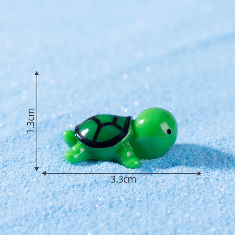 Moss Micro Landscape Ecological Bottle Five Color Turtle Doll Diy Landscaping Creative Gift - Image 1