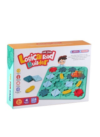 Build-A-Track Brain Teaser Puzzles for Kids Ages 3+ Educational and Smart Logic Board Game for Children, 4 Levels & 118 Skill-Building Challenges, Fun Home and Travel Boys & Girls Activity - pzsku/Z388E701A9327BA01EDD8Z/45/_/1651126853/d3f877af-4f82-4669-9d91-d7a938d7957e