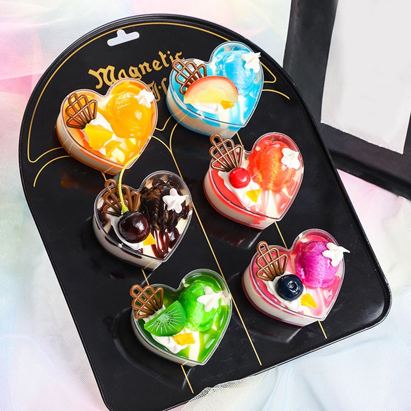 2Pcs Simulation PU Butter Cake Models Lovely Models Home Photo Props - Image 1